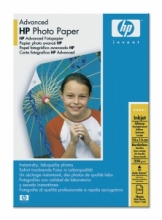 HP fotópapír, tintasugaras, 10x15 cm, 250 g, egyoldalas, magasfényű, Advanced, Q8692A
