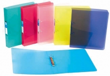 VIQUEL gyűrűskönyv, A4, 35 mm, 2 gyűrűs, PP, PropyGlass, maxi, kék