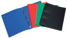 VIQUEL gyűrűskönyv, A4, 25 mm, 4 gyűrűs, PP, Standard, kék