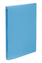 VIQUEL gyűrűskönyv, A4, 25 mm, 4 gyűrűs, PP, Propyglass, kék