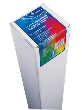 VICTORIA plotterpapír, tekercses, A2, 90 g, 420 mm x 50 m x 50 mm, tintasugaras