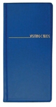 PANTA PLAST névjegytartó, PVC, 96 db-os, kék