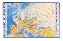 VIQUEL könyökalátét, 36,5x59,5 cm, Európa-térkép