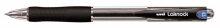 UNI golyóstoll, 0,25 mm, nyomógombos, SN-100 Laknock, fekete