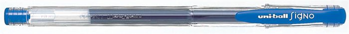 UNI zseléstoll, 0,7 mm, UM-100, Signo Fine, kupakos, kék