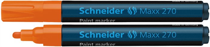 SCHNEIDER lakkmarker, 1-3 mm, Maxx 270, narancs