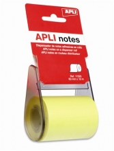 APLI öntapadó jegyzetpapír, 60 mm x10 m, tekercsben