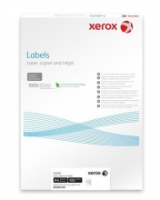 XEROX etikett, A4, 105x37 mm, 2 pályás, univerzális