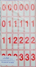 szám és jelkártya, II-IV. o.