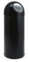 VEPA BINS hulladékgyűjtő, 55 l, 30,5x82 cm, fém, fekete