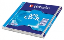 VERBATIM CD-R, 700 MB, 80 min, 52x, normál tokban, Crystal (DataLifePlus - Super AZO)