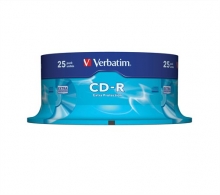 VERBATIM CD-R, 700 MB, 80 min, 52x, hengeren (DataLife)