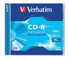 VERBATIM CD-R, 800 MB, 90 min, 40x, normál tokban