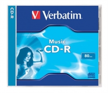 VERBATIM CD-R, 700 MB, 80 min, 16x, Audio Live It, normál tokban