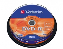 VERBATIM DVD-R, 4,7 GB, 16x, hengeren