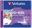 VERBATIM DVD+R, 8,5 GB, 8x, kétrétegű (double layer), nyomtatható, normál tok