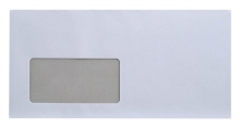EURO boríték, LA4 (110x220 mm), öntapadós, bal ablakos