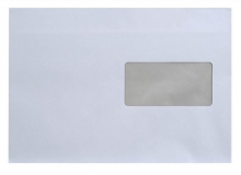 EURO boríték, LC5 (162x229 mm), szilikonos, jobb ablakos