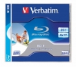 VERBATIM BD-R, Blu-Ray, 25 GB, 6x, nyomtatható, hengeren