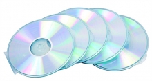 FELLOWES CD tok, 1 db-os, vékony, átlátszó, kör