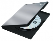 FELLOWES DVD tok, 1 db-os, normál, fekete, PP