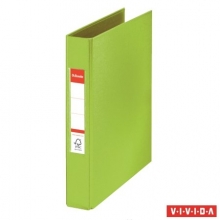 ESSELTE gyűrűskönyv, A5, 42 mm, 2 gyűrűs, PP/PP, Standard, Vivida, zöld