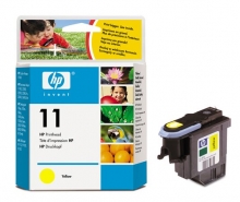 HP C4813A tintapatron, Designjet 500/800, Business Inkjet 1000 sorozat, sárga fej, Nr. 11