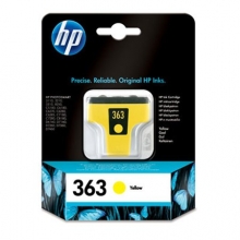 HP C8773EE tintapatron, Photosmart 3210/3310/D7460, sárga, 6ml, Nr. 363
