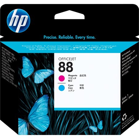 HP C9382A tintapatron, Officejet Pro K550, vörös+kék fej, Nr. 88