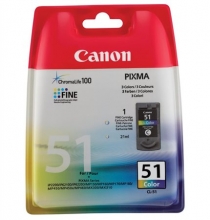 CANON CL-51 tintapatron, Pixma iP2200/6210D/6220D színes, 3*7ml