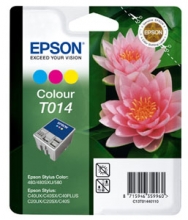 EPSON T01440110 tintapatron, St. C20UX/C20SX, színes, 25ml