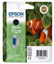 EPSON T02640110 tintapatron, St. Photo 820, St. Color 925, fekete, 16ml