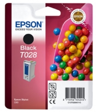 EPSON T02840110  tintapatron, St. C60, fekete, 17ml