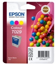 EPSON T02940110 tintapatron, St. C60, színes, 37ml