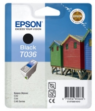 EPSON T03614010 tintapatron, St. C42/C44/C46, fekete, 10ml