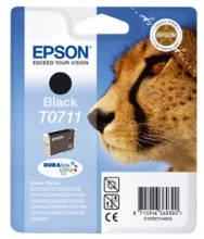 EPSON T07114011 tintapatron, St. D78/D92/D120 fekete, 7,4ml