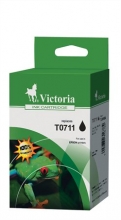 VICTORIA T0711 tintapatron, St. D78/D92/D120, fekete, 7,4ml