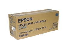 EPSON C13S050036 lézertoner, Aculaser C1000, nyomtatóhoz, kék, 6K