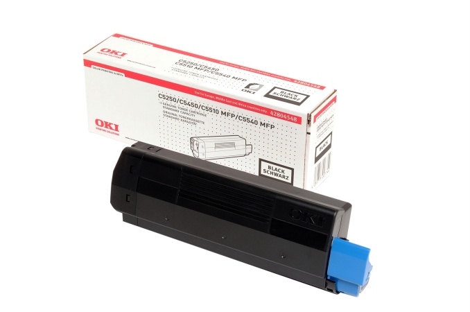 OKI 42804548 lézertoner, C5250/5450 nyomtatókhoz, fekete, 3K, Type C6