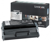 LEXMARK 12A7400 lézertoner, Optra E321/323 nyomtatókhoz, fekete, 3K