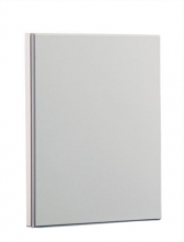 PANTA PLAST gyűrűskönyv, A4, 15 mm, 4 gyűrűs, PP/karton, panorámás, fehér