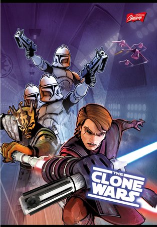 UNIPAP gumis mappa, A4, karton, Clone Wars