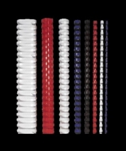 FELLOWES spirál, 12 mm, műanyag, 56-80 laphoz, piros