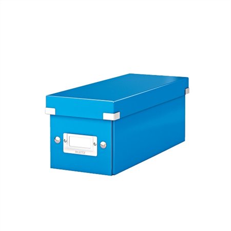 LEITZ CD tároló doboz, lakkfényű, Click&Store, sötétkék