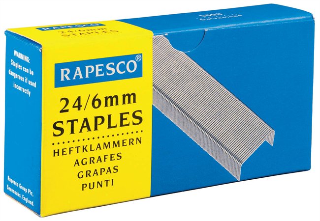 RAPESCO tűzőkapocs, 24/6