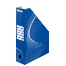 ESSELTE iratpapucs, 80 mm, karton, összehajtható, Standard, kék