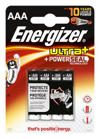 ENERGIZER elem, LR03/AAA, alkáli, mikro ceruza, Ultra+