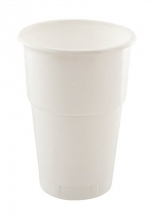 PROPACK műanyag pohár, 5 dl, fehér