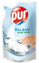 PUR EXTRA mosogatószer, 450 ml, utántöltő, Balsam  aloe vera
