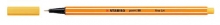 STABILO tűfilc, 0,4 mm, Point 88 sárga (44)
